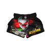 Clown Scary Print Muay Thai Boxing Shorts-grizzshop