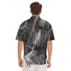 Cobweb And Toy Spiders Print Men's Short Sleeve Shirts-grizzshop