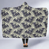 Cobweb Halloween Bat Pattern Print Hooded Blanket-grizzshop