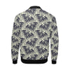 Cobweb Halloween Bat Pattern Print Men's Bomber Jacket-grizzshop