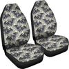 Cobweb Halloween Bat Pattern Print Universal Fit Car Seat Cover-grizzshop