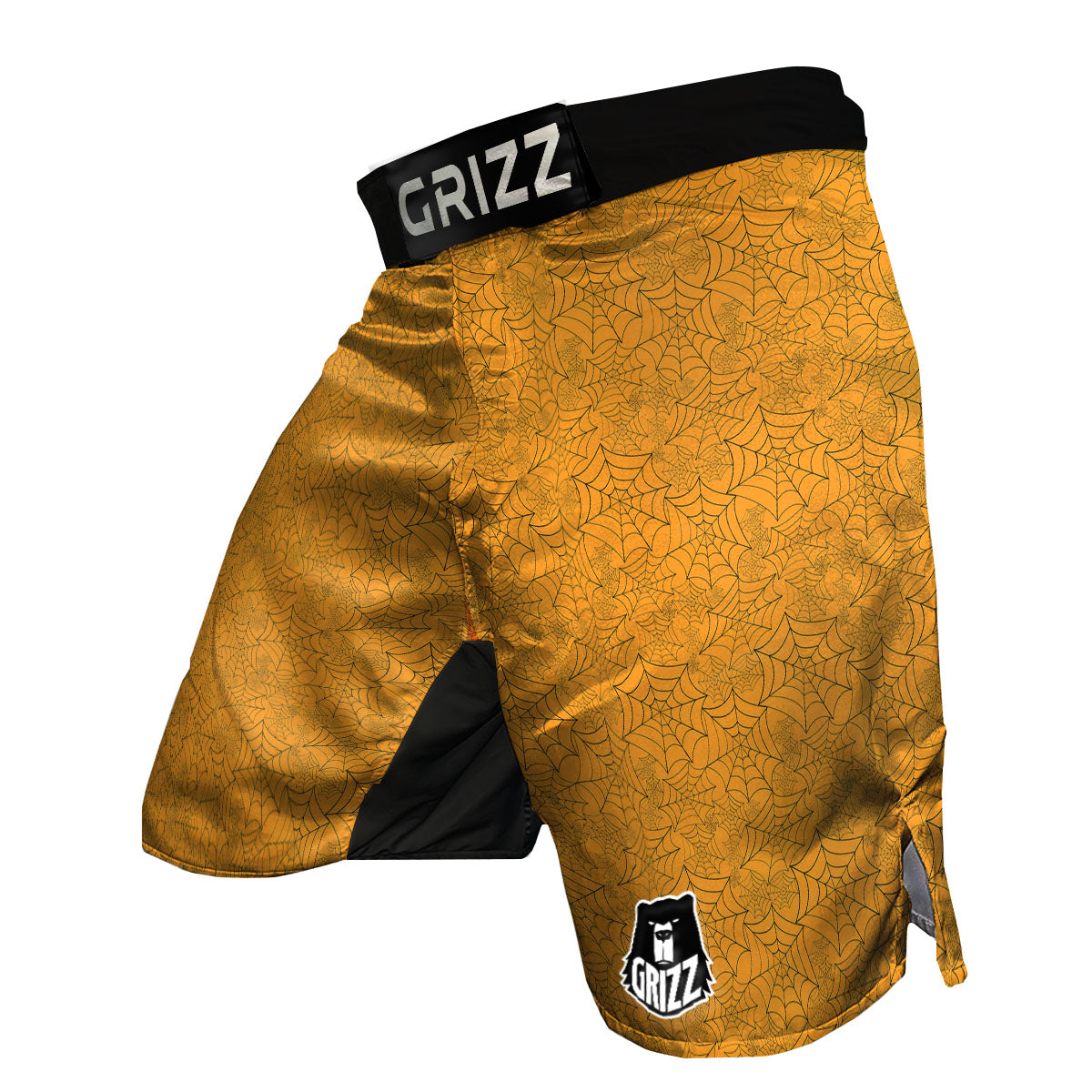 Cobweb Horror Print MMA Shorts-grizzshop
