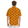 Cockroach Orange Print Pattern Men's Short Sleeve Shirts-grizzshop