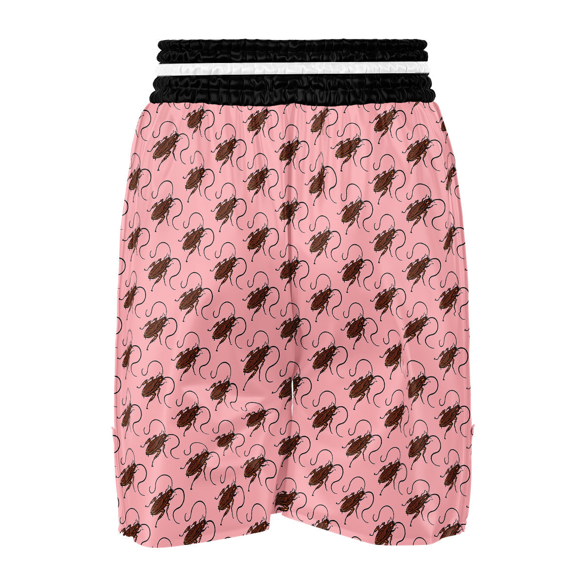 Cockroach Pink Print Pattern Boxing Shorts-grizzshop
