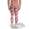 Cockroach Pink Print Pattern Men's Leggings-grizzshop