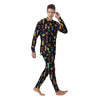 Cocktail Exotic Print Pattern Men's Pajamas-grizzshop