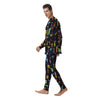 Cocktail Exotic Print Pattern Men's Pajamas-grizzshop