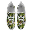 Coconut And Vanilla Flower Print Pattern White Athletic Shoes-grizzshop