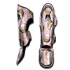 Coconut Pink Print Pattern Muay Thai Shin Guards-grizzshop