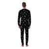 Coconut Tree White And Black Print Men's Pajamas-grizzshop