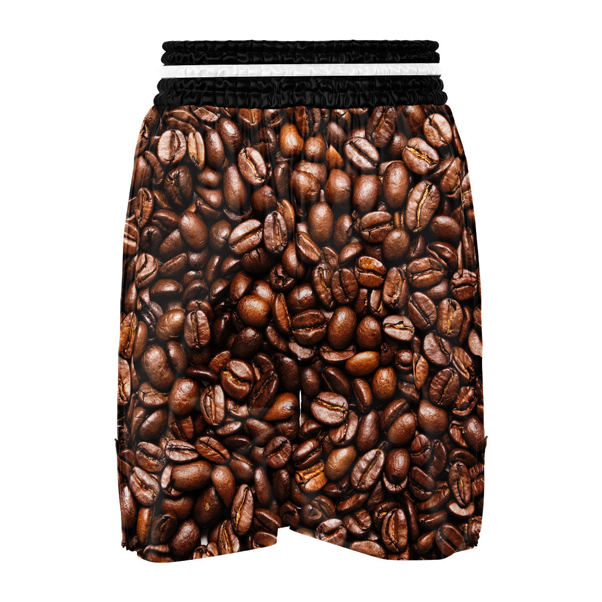 Coffee Beans Print Boxing Shorts-grizzshop