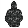 Coffee Black Pattern Print Men Women Pullover Hoodie-grizzshop