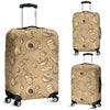 Coffee Pattern Print Luggage Cover Protector-grizzshop