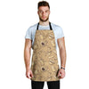 Coffee Pattern Print Men's Apron-grizzshop