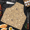 Coffee Pattern Print Men's Apron-grizzshop