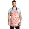 Coffee Pink Pattern Print Men's Apron-grizzshop