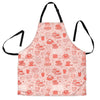 Coffee Pink Pattern Print Men's Apron-grizzshop