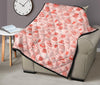 Coffee Pink Pattern Print Quilt-grizzshop