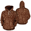 Coffee Print Pattern Men Women Pullover Hoodie-grizzshop