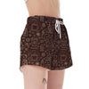 Coffee Print Pattern Women's Shorts-grizzshop