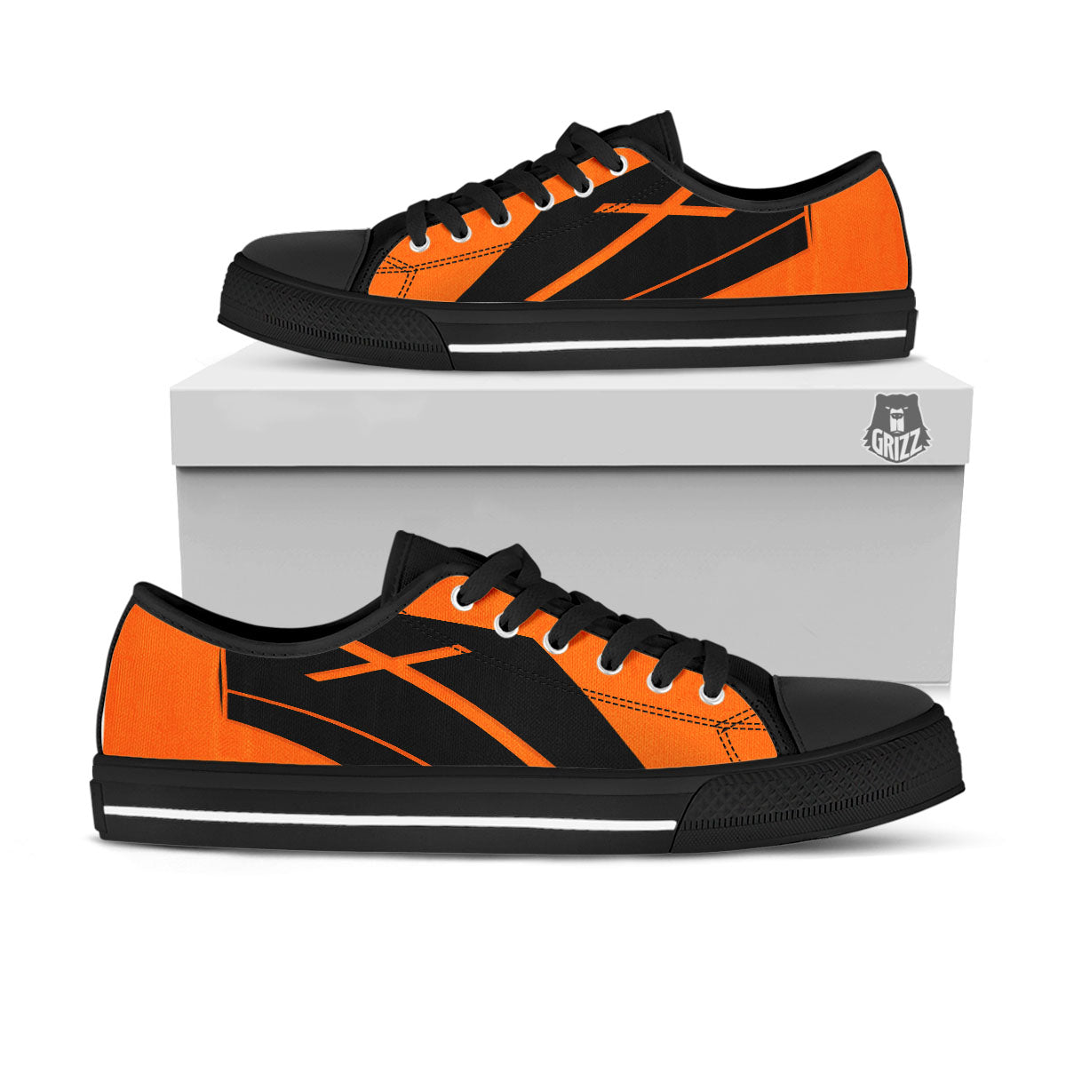 Coffin Halloween Vampire Print Black Low Top Shoes-grizzshop