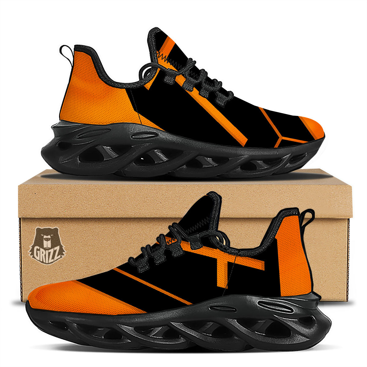 Coffin Halloween Vampire Print Black Running Shoes-grizzshop