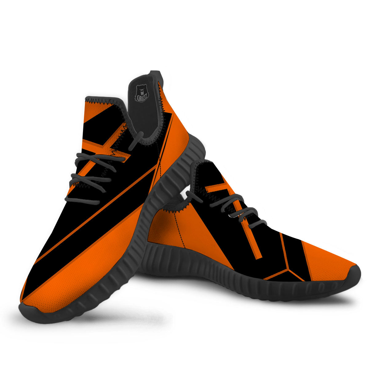 Coffin Halloween Vampire Print Black Walking Shoes-grizzshop