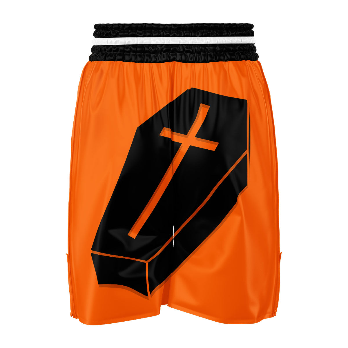 Coffin Halloween Vampire Print Boxing Shorts-grizzshop