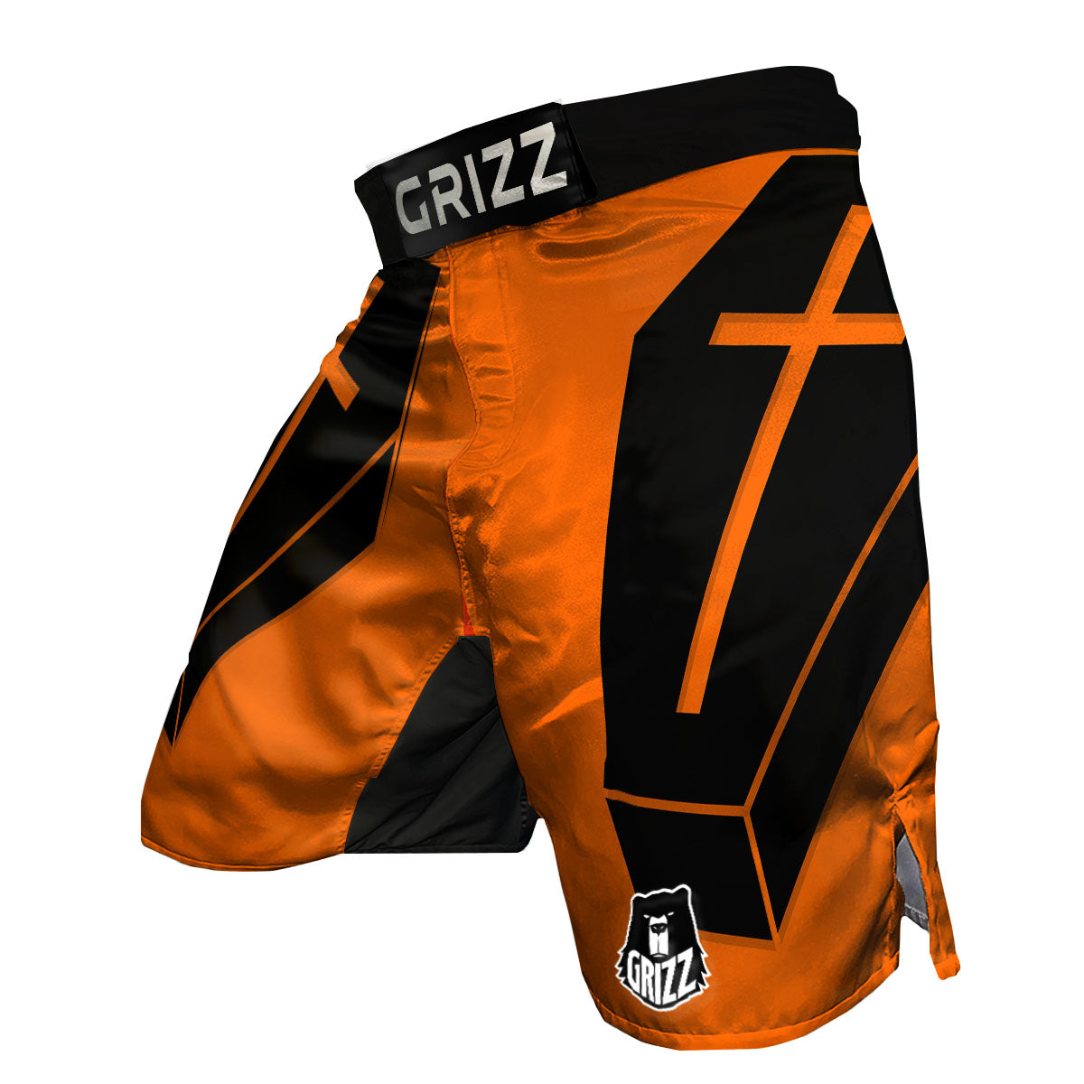 Coffin Halloween Vampire Print MMA Shorts-grizzshop