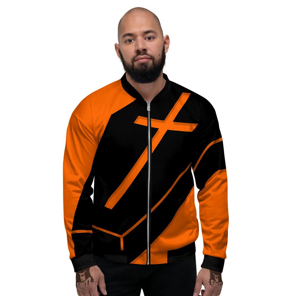 Coffin Halloween Vampire Print Men's Bomber Jacket-grizzshop