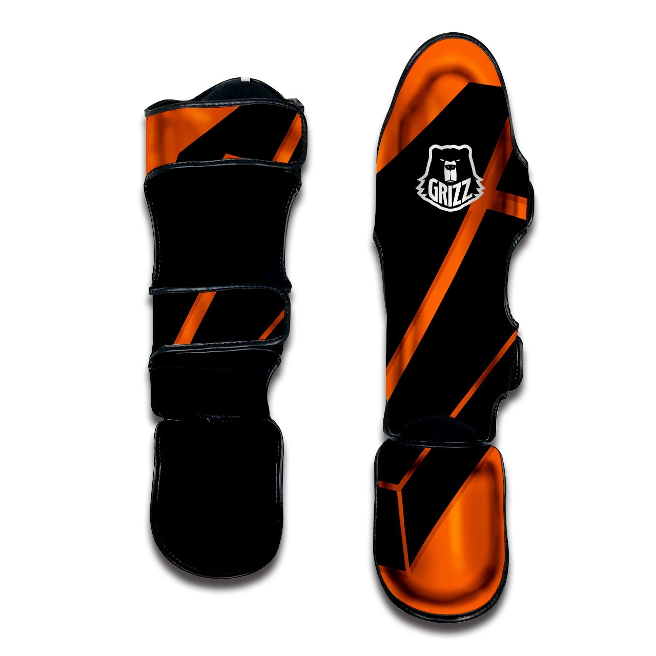 Coffin Halloween Vampire Print Muay Thai Shin Guards-grizzshop