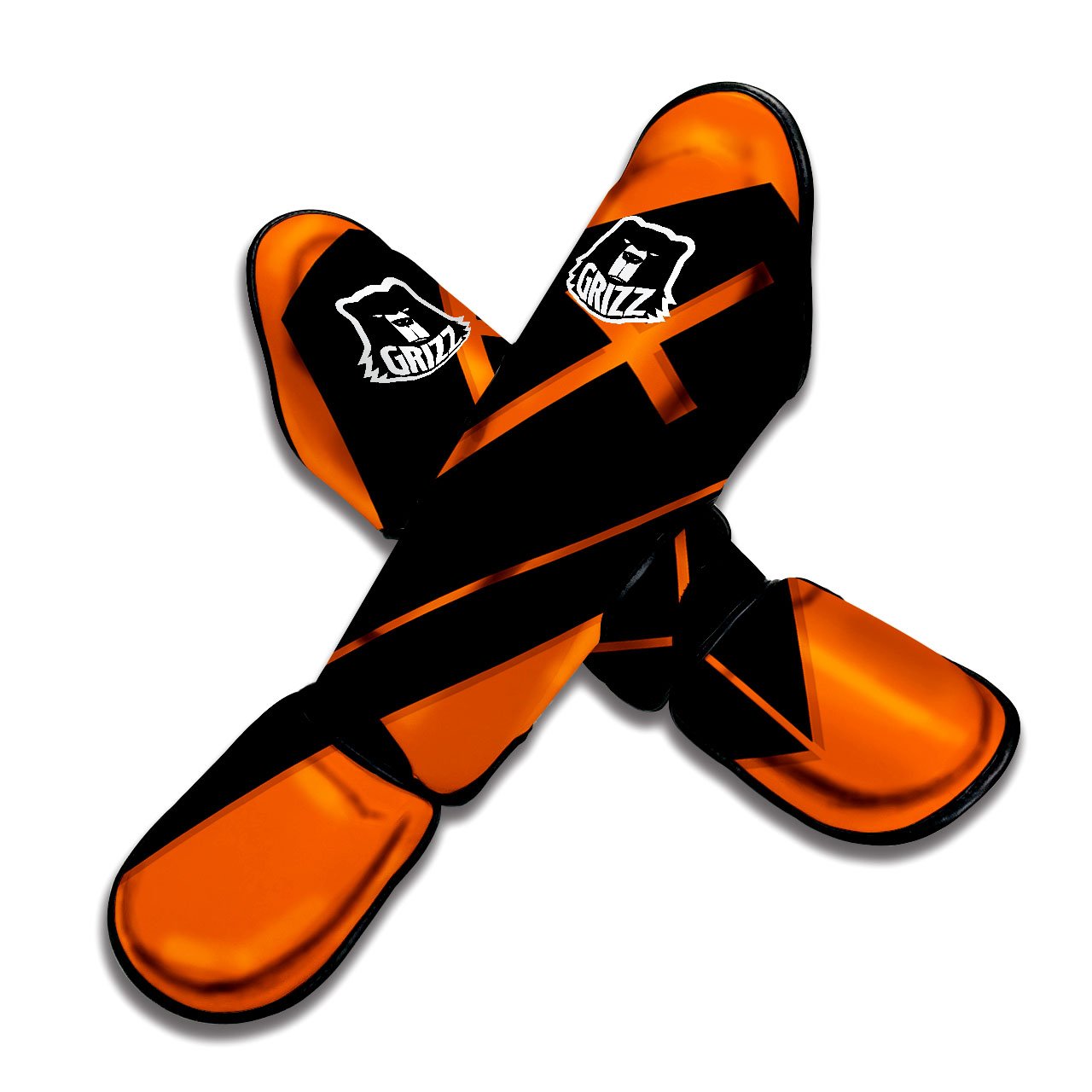 Coffin Halloween Vampire Print Muay Thai Shin Guards-grizzshop