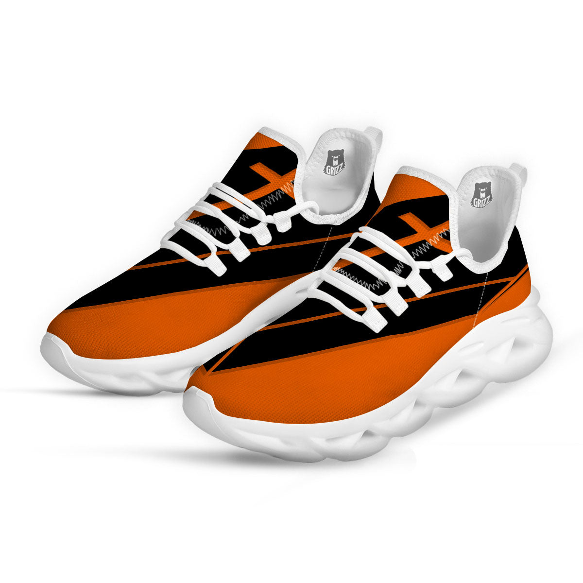 Coffin Halloween Vampire Print White Running Shoes-grizzshop