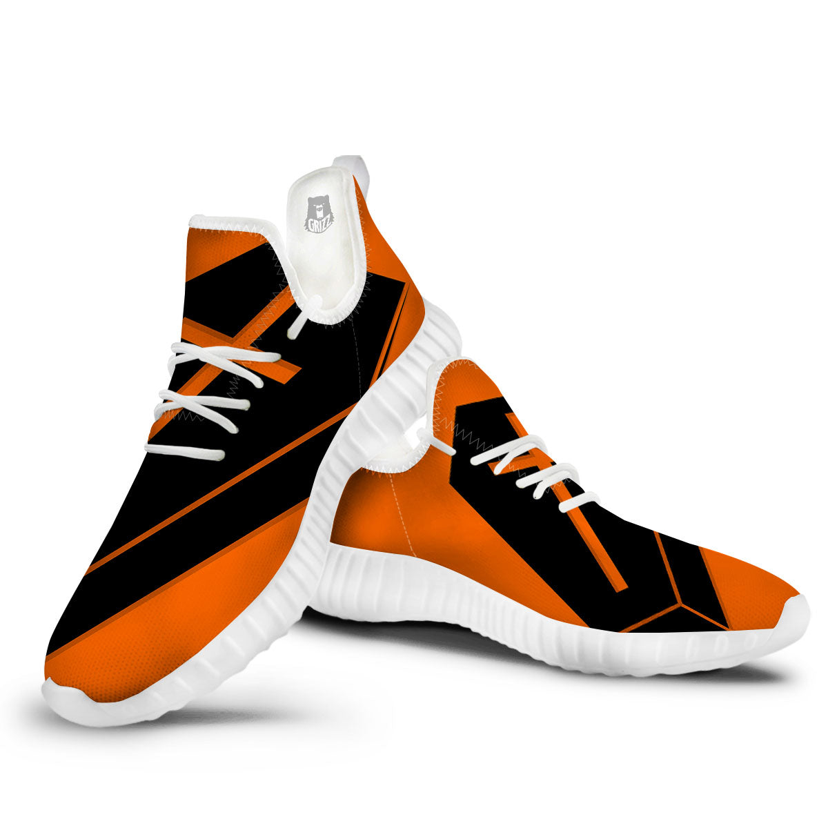 Coffin Halloween Vampire Print White Walking Shoes-grizzshop