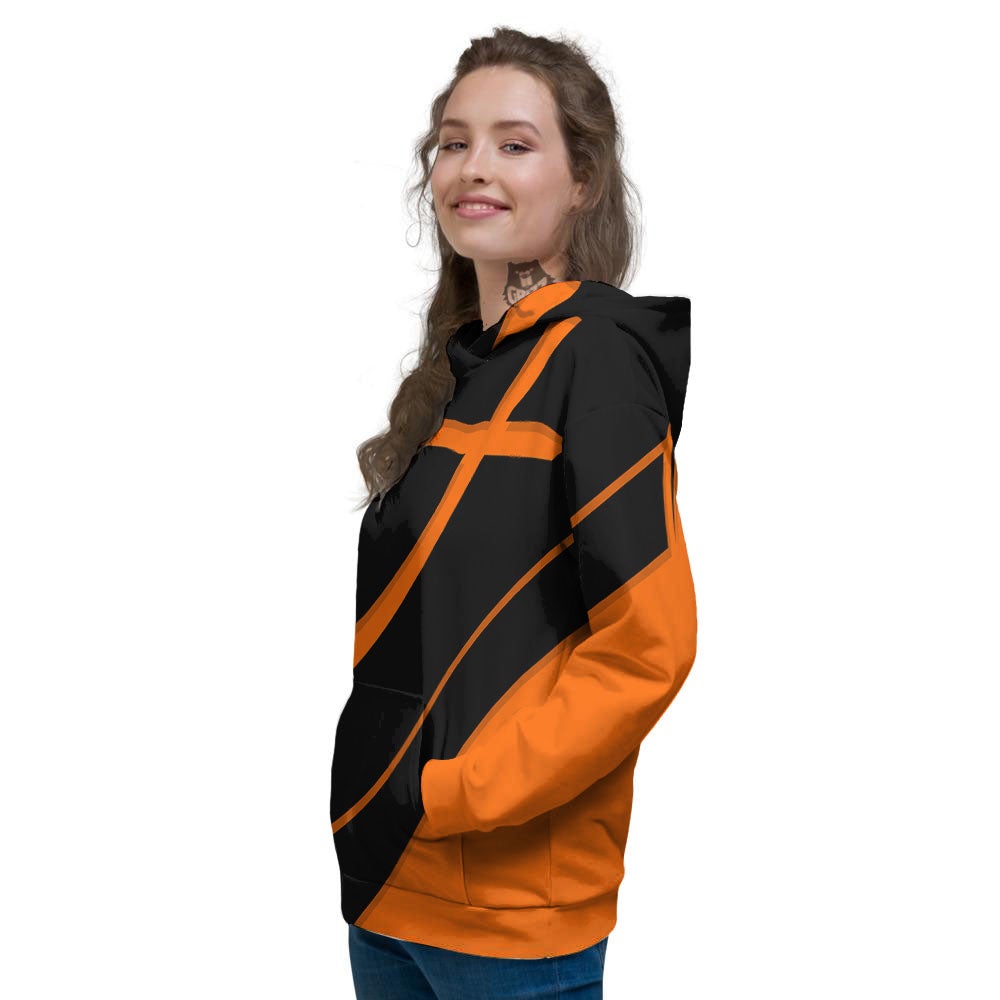 Coffin Halloween Vampire Print Women's Hoodie-grizzshop