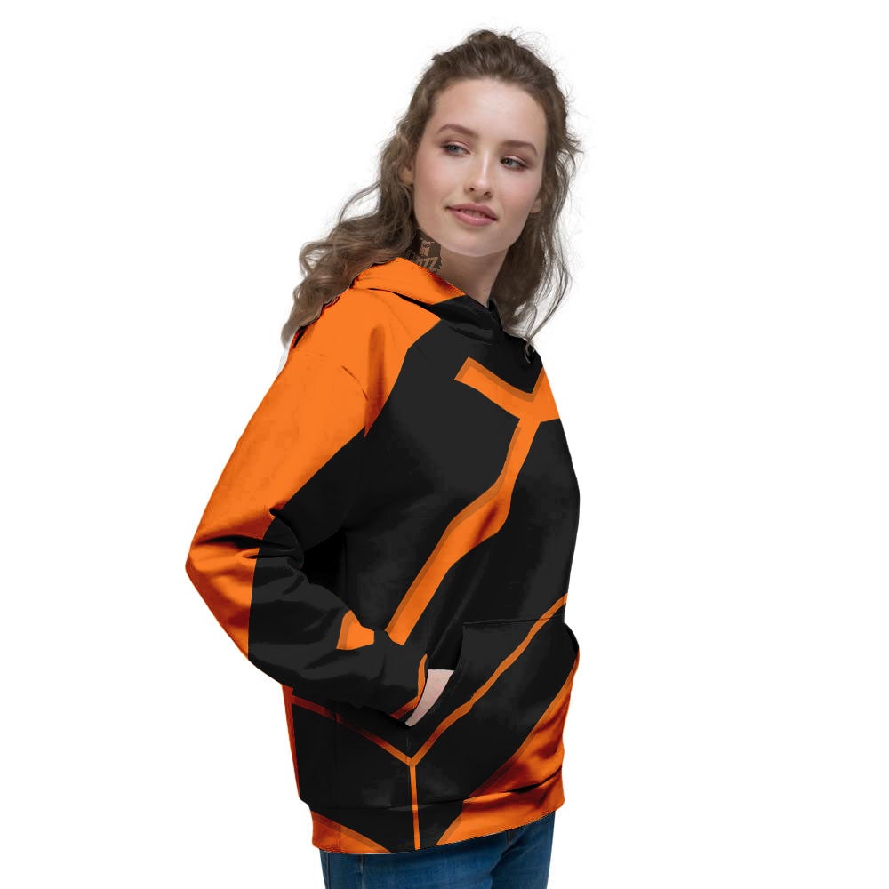 Coffin Halloween Vampire Print Women's Hoodie-grizzshop