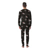 Coffin Vampire Print Pattern Men's Pajamas-grizzshop