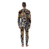 Cogs And Steampunk Gears Print Men's Pajamas-grizzshop