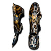 Cogs And Steampunk Gears Print Muay Thai Shin Guards-grizzshop