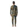 Cogwheels Steampunk Print Men's Pajamas-grizzshop