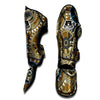 Cogwheels Steampunk Print Muay Thai Shin Guards-grizzshop