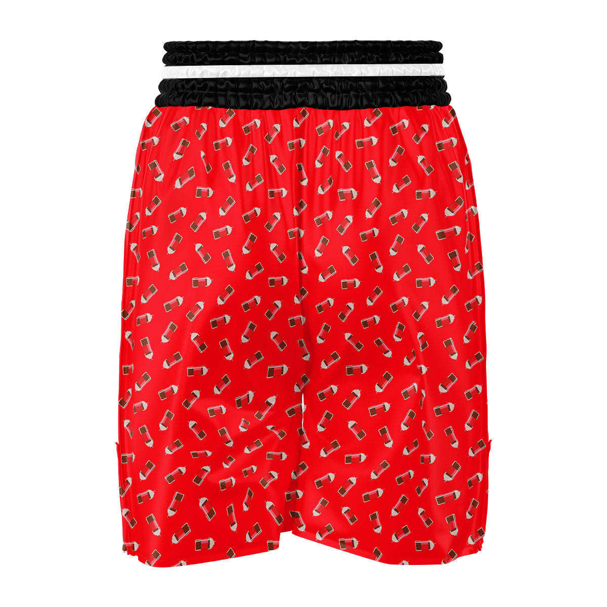 Cola Bottle Print Pattern Boxing Shorts-grizzshop