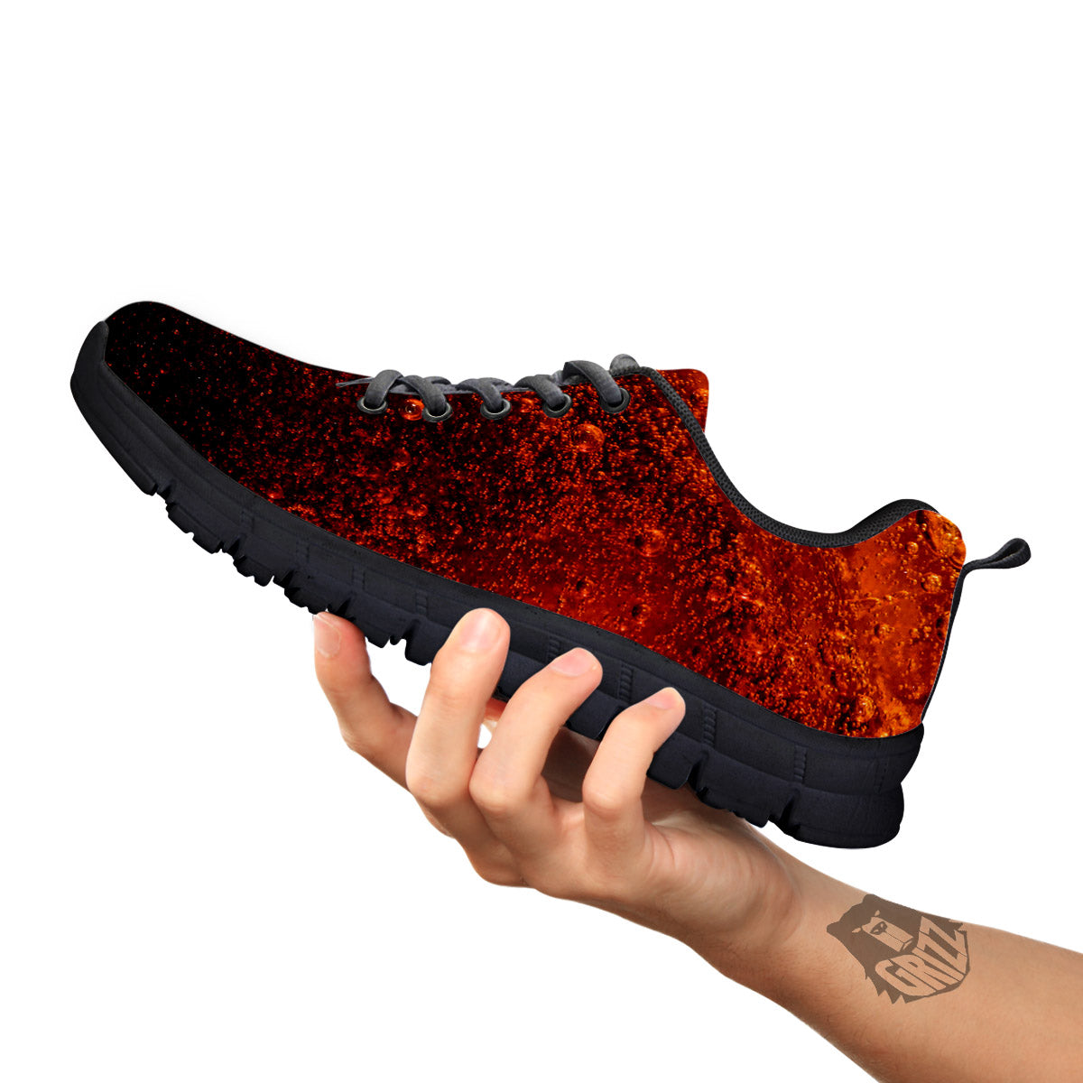 Cola Print Black Sneaker-grizzshop