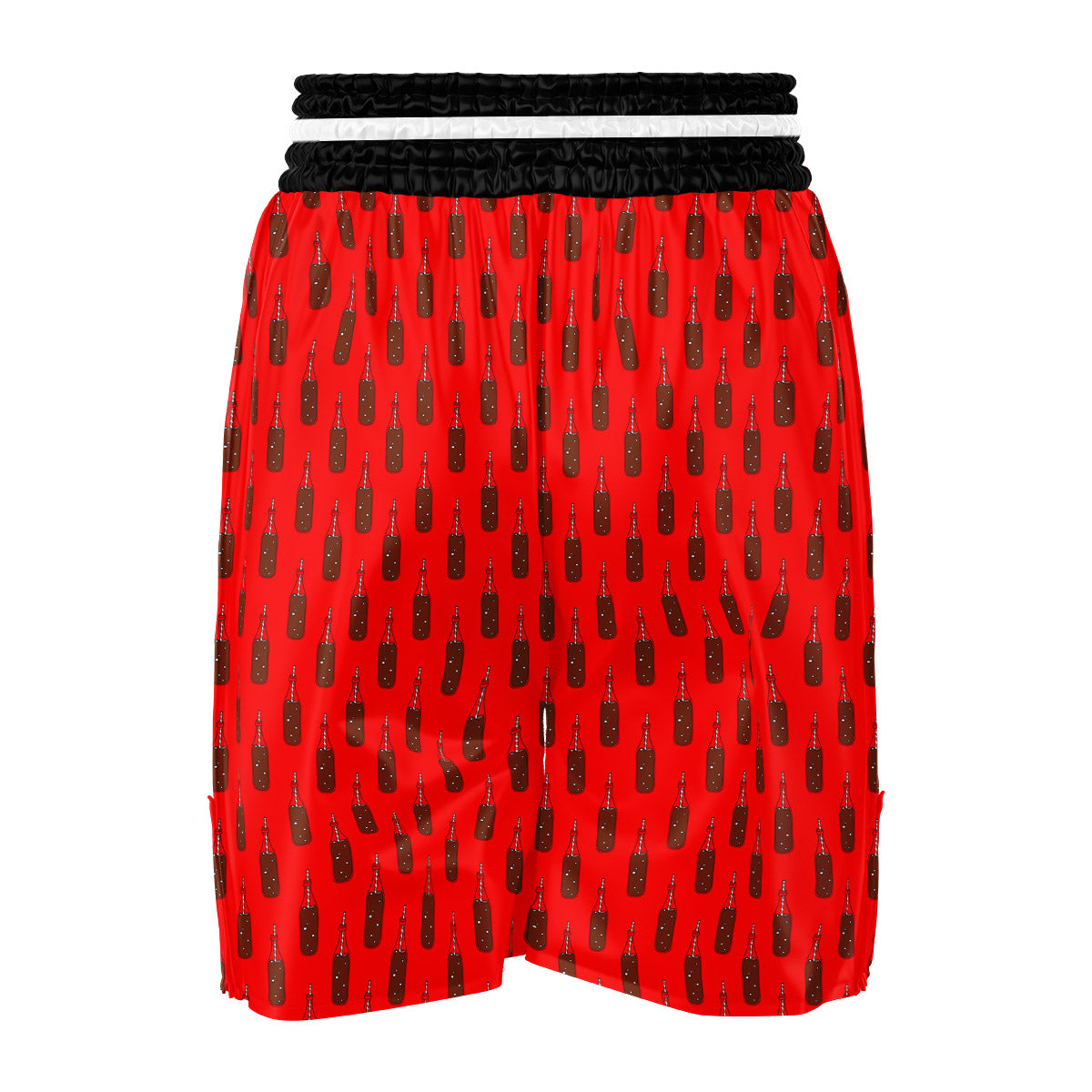 Cola Print Pattern Boxing Shorts-grizzshop