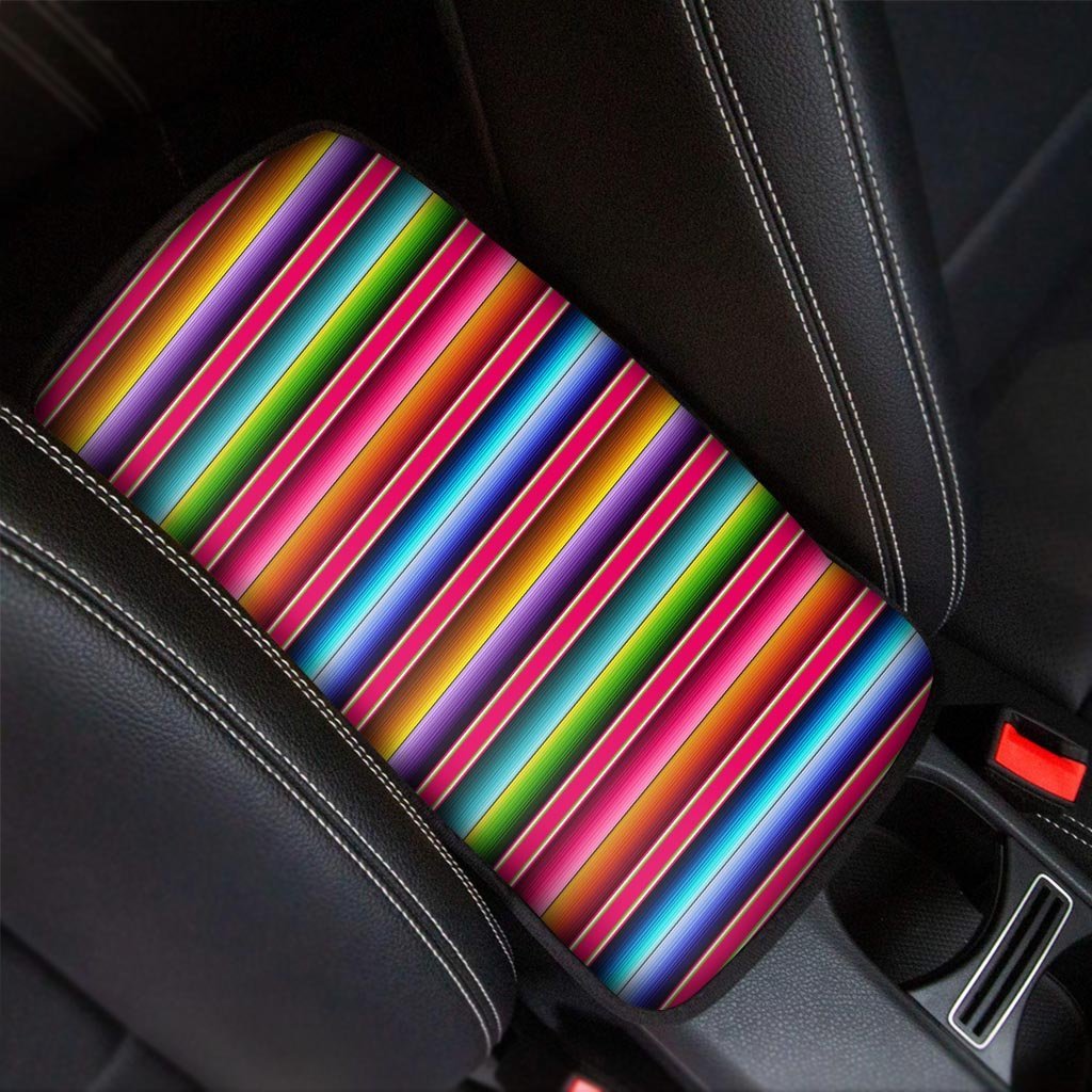 Coloful Mexican Baja Car Console Cover-grizzshop