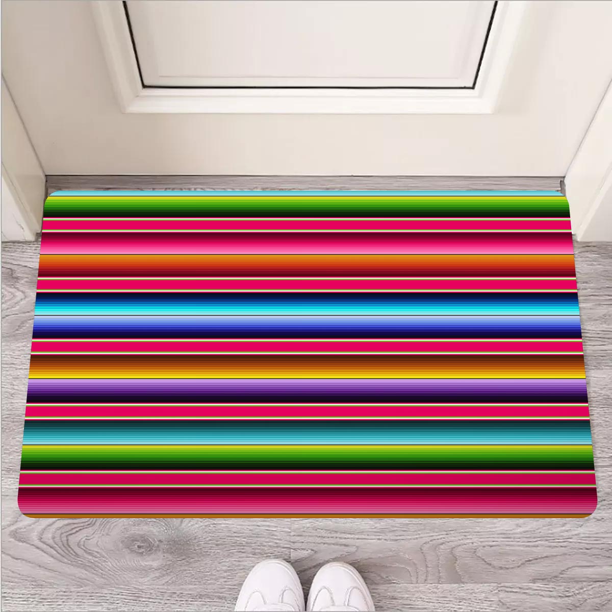 Coloful Mexican Baja Door Mat-grizzshop