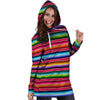 Coloful Mexican Baja Hoodie Dress-grizzshop