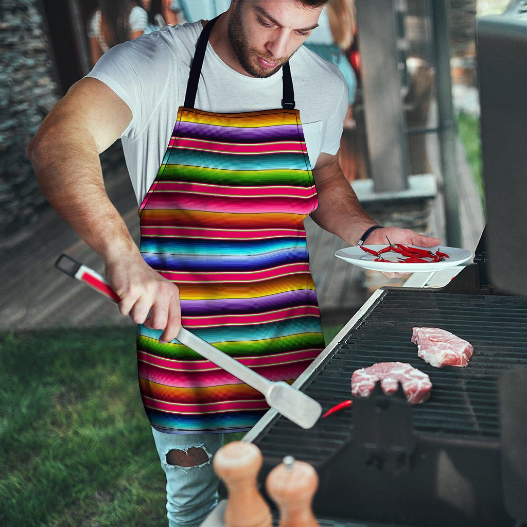 Coloful Mexican Baja Men's Apron-grizzshop