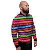 Coloful Mexican Baja Men's Bomber Jacket-grizzshop