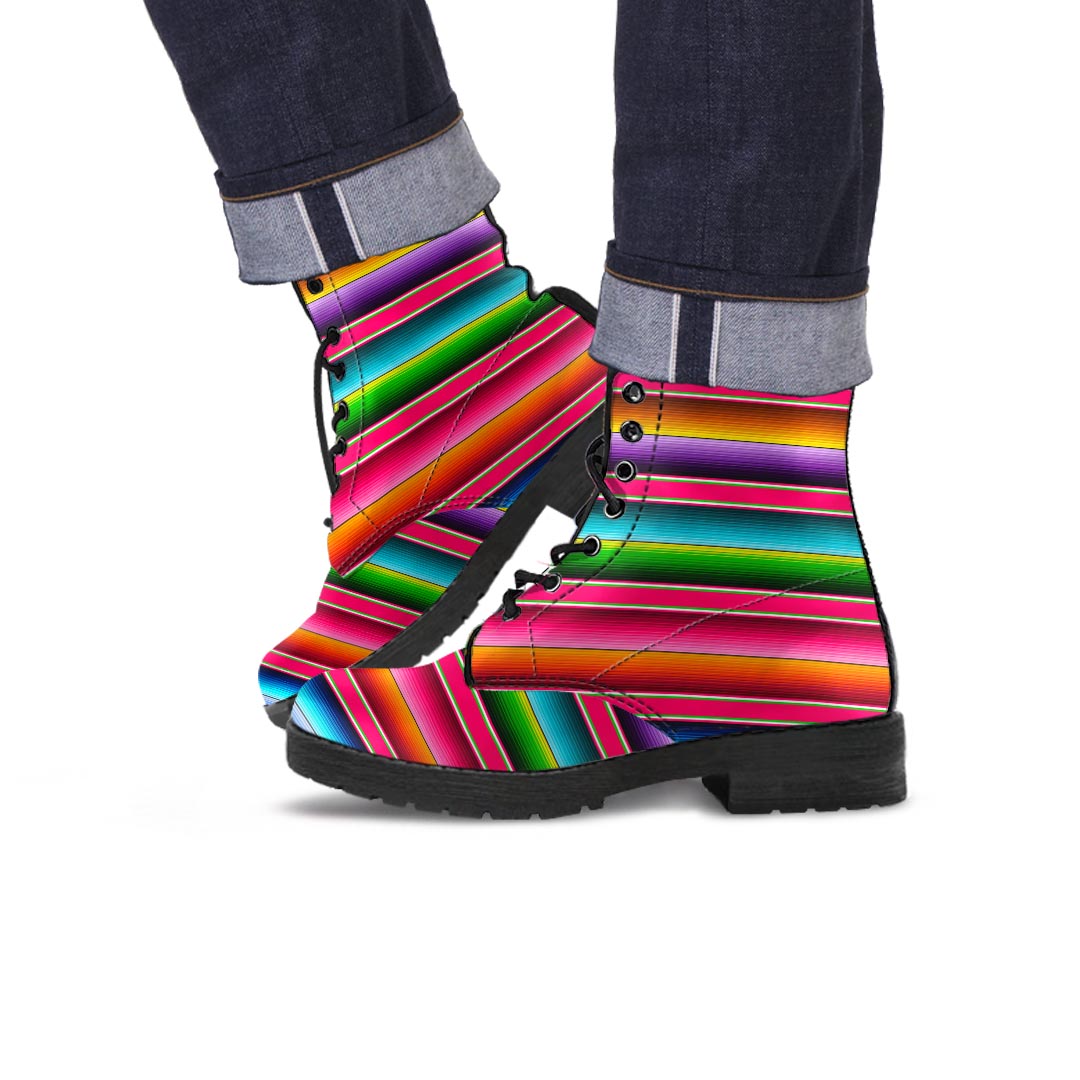 Coloful Mexican Baja Men's Boots-grizzshop